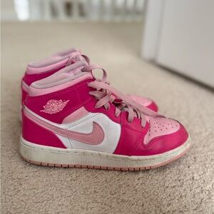 Nike Kids Fuchsia and White Sneakers